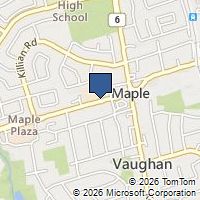 Map Vaughan, ON L6A1W2, Canada