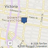 Map Victoria, BC V8W1H6, Canada