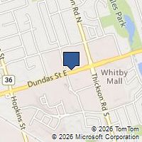 Map Whitby, ON L1N2K7, Canada