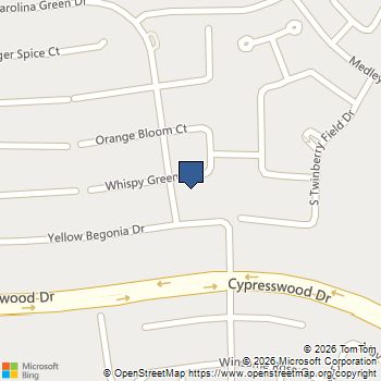 14906 Whispy Green Court Cypress, TX MLS# 27156399