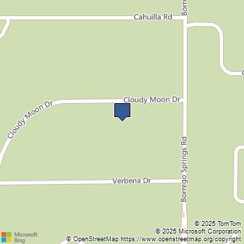 0 Cloudy Moon Borrego Springs, CA MLS# OC25260797