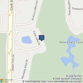 346 Crest Lake Drive Palm Desert, CA MLS# 219141352DA