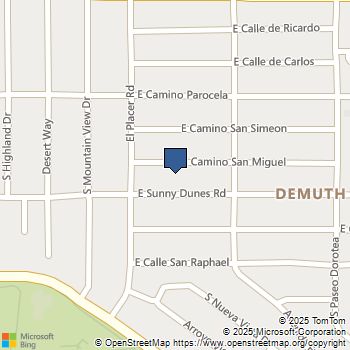 3781 E Camino San Miguel Palm Springs, CA MLS# 219136078DA