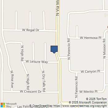 817 N Via Monte Vista Palm Springs, CA MLS# 25523001