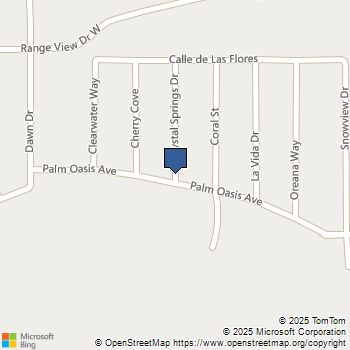 15862 N Crystal Springs Palm Springs, CA MLS# IG25226495