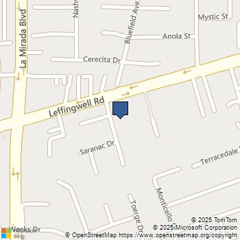 11518 Toerge Drive La Mirada, CA MLS# PW25194198