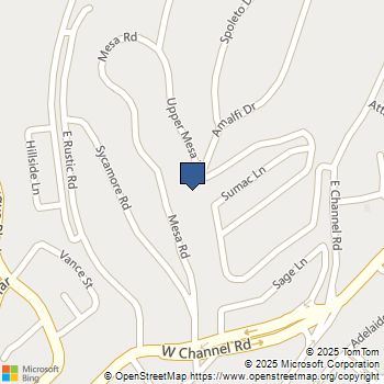 389 Upper Mesa Road Santa Monica, CA MLS# 25579979