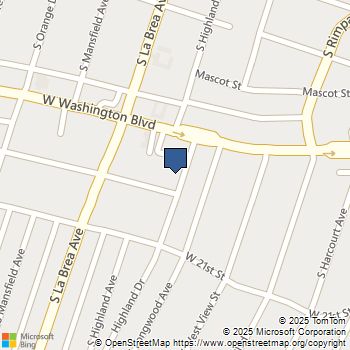 4901 4905 W 20th Street Los Angeles, CA MLS# 25595037