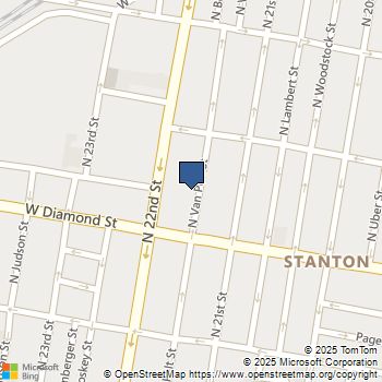 2124 N Van Pelt Street Philadelphia, PA MLS# PAPH2531754